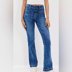 AE Ne(x)t Level Super High-Waisted Flare Jean